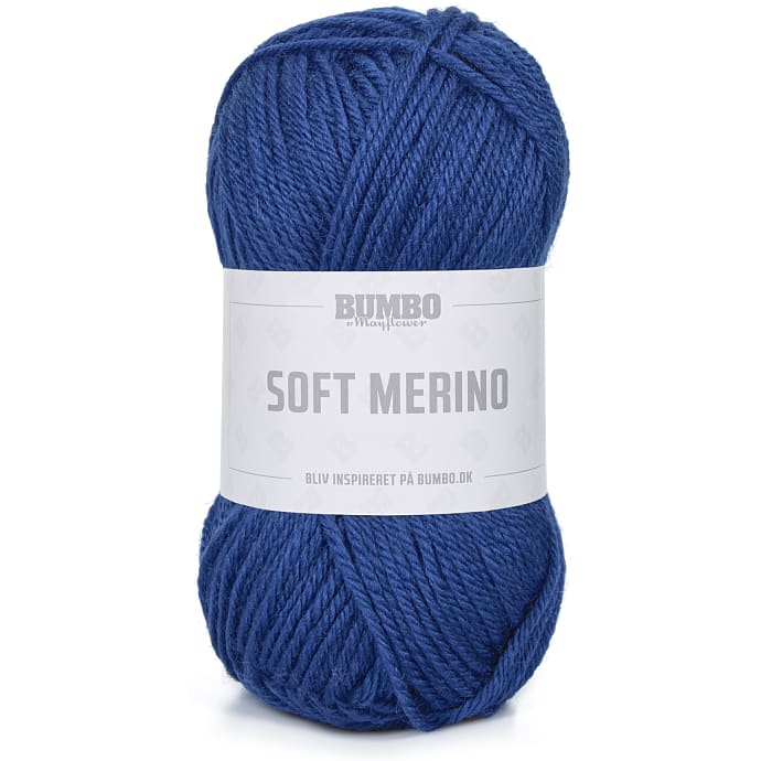 BUMBO Soft Merino Uldgarn - Klar blå 129