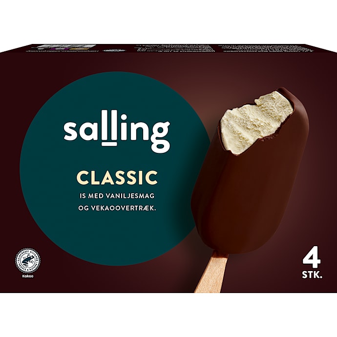 Salling Mælkeis Mørk Chokolade