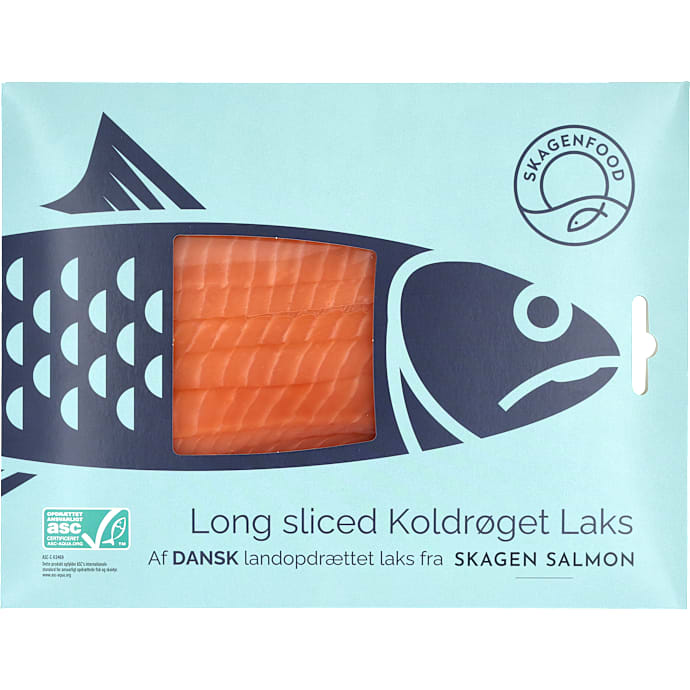 Koldrøget laks i skiver