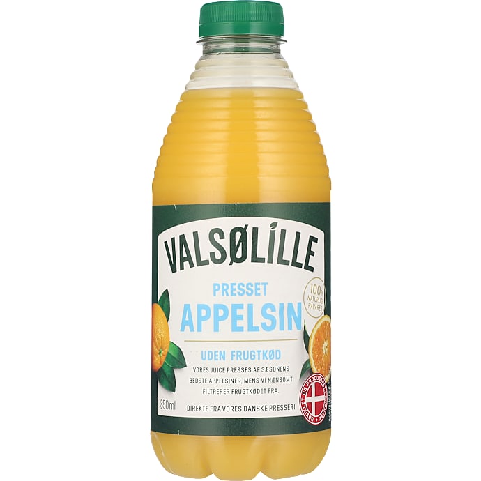 Valsø Appelsinjuice uden Frugtkød