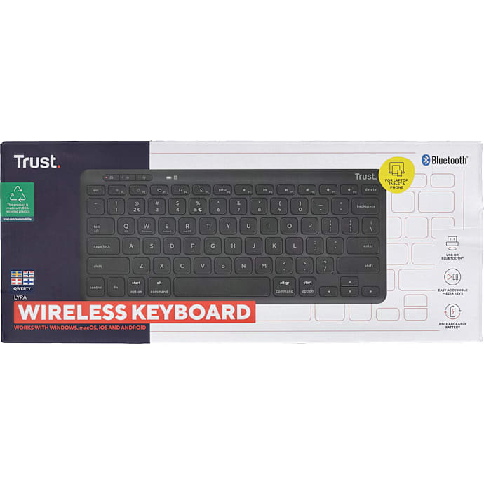 Trust Lyra Compact Trådløst Tastatur