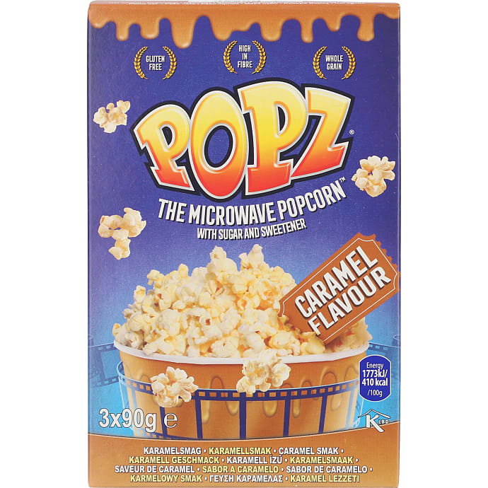 Popz Popcorn Karamelsmag 270 g