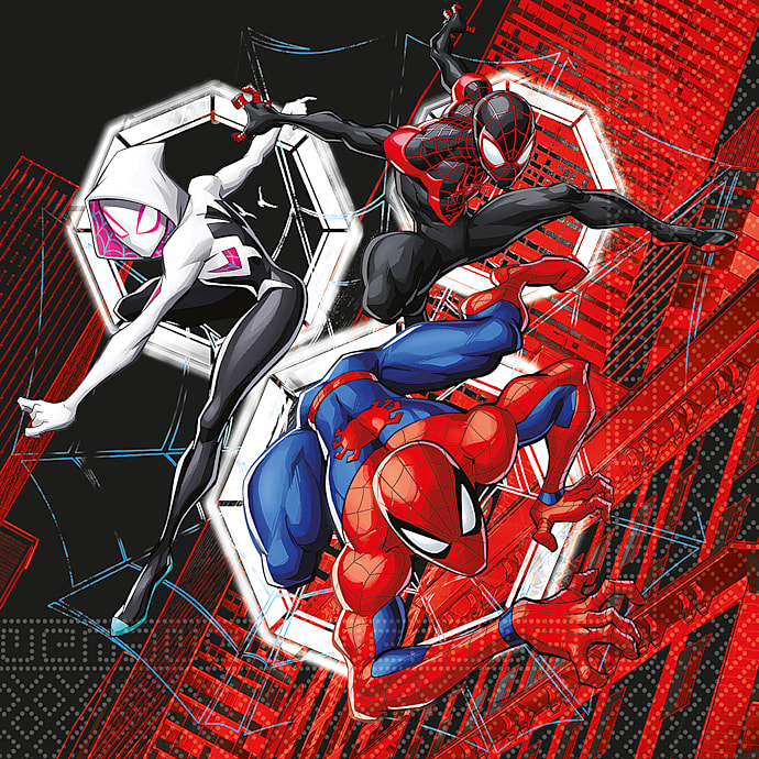 Marvel Spiderman Mønstrede Servietter