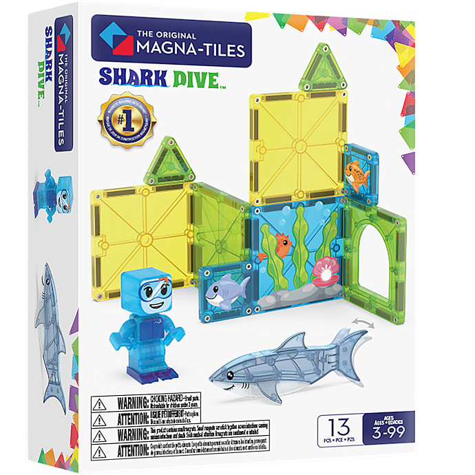 Magna-Tiles Haj-Dykning 13 Dele
