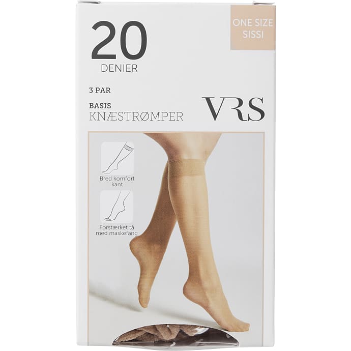 VRS Woman Knæstrømper 3-pak one size