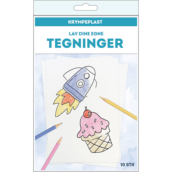 Krympeplast ark - tegninger
