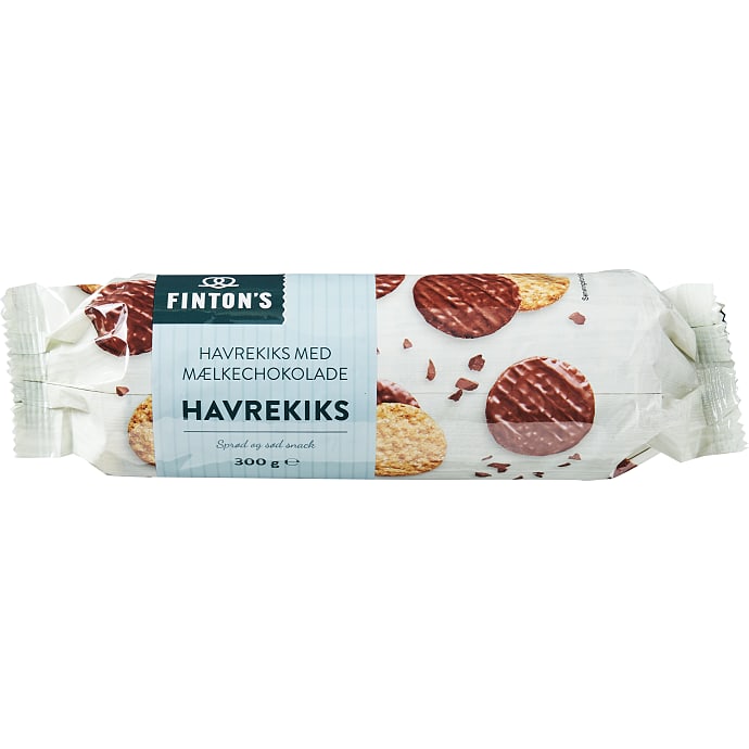 Fintons Havrekiks med mælkechokolade 300 g