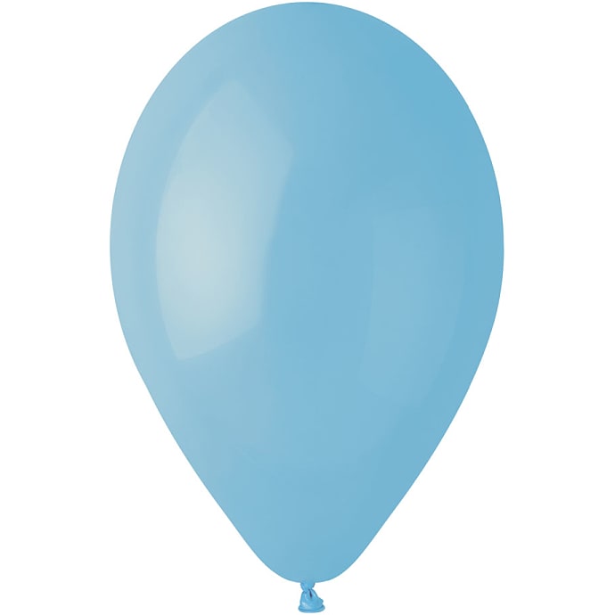 Latexballoner 26 cm Babyblå 10-pak