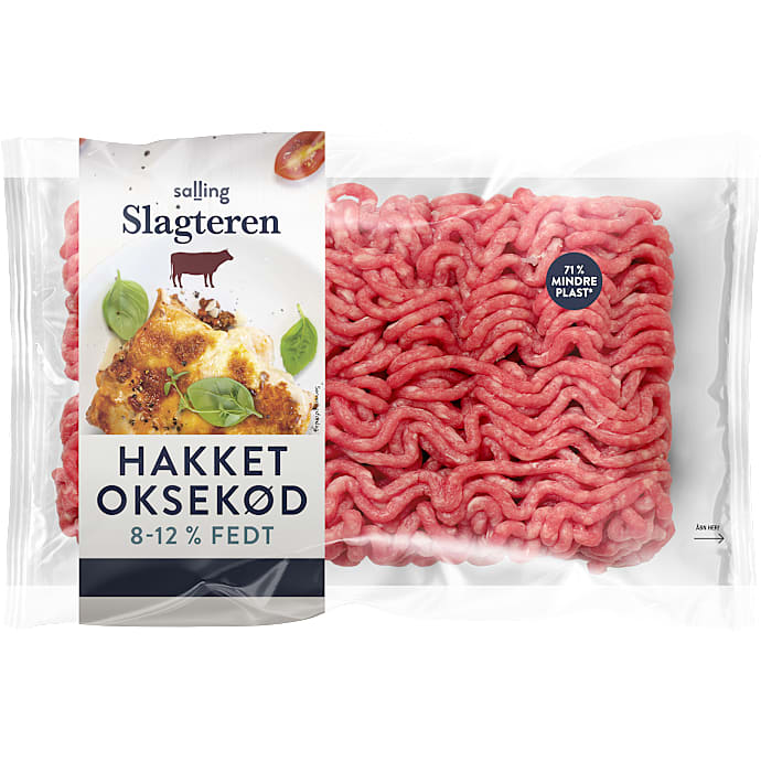 Slagteren Hakket Oksekød 8-12% Fedt