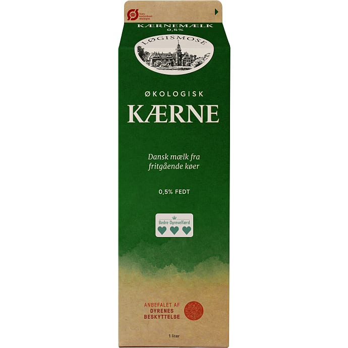 Løgismose Kærnemælk 0,5% øko 1 L