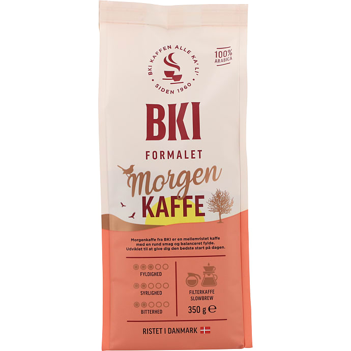 Morgenkaffe formalet kaffe