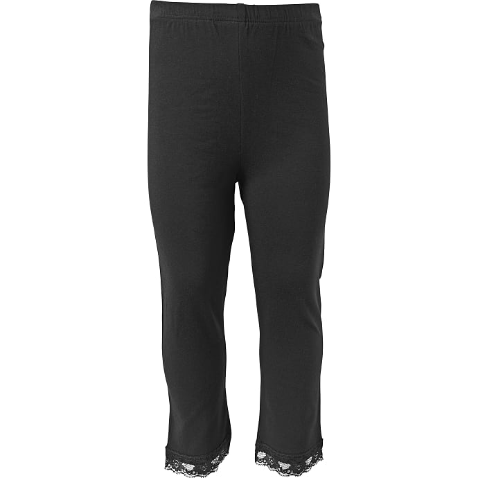 VRS Børne Capri Leggings Sort