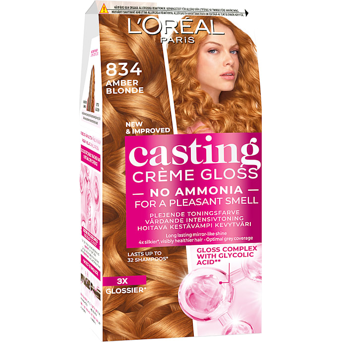 L'Oréal Paris Toningsfarve 834 Caramel Blonde