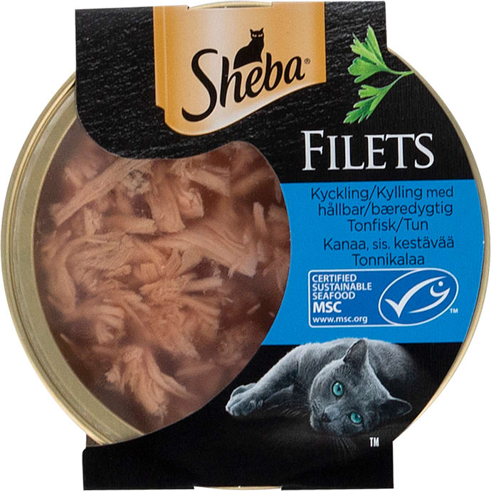 Sheba Vådfoder med Kylling og Tun 60 g