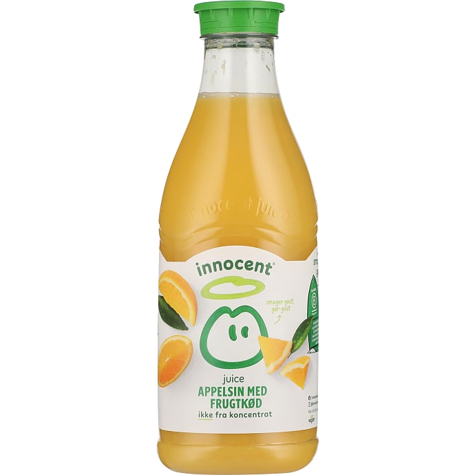 Appelsinjuice m. frugtkød