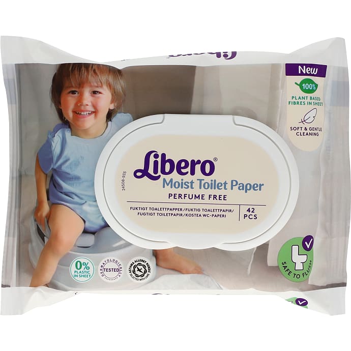 Libero Fugtigt toiletpapir 42 stk