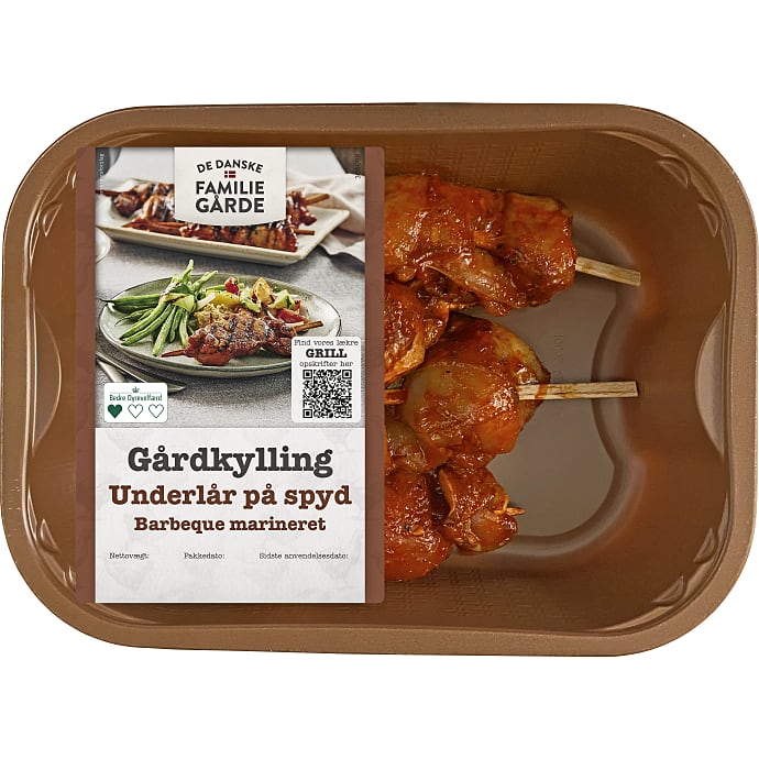 Kyllingespyd m. barbecuekrydderi