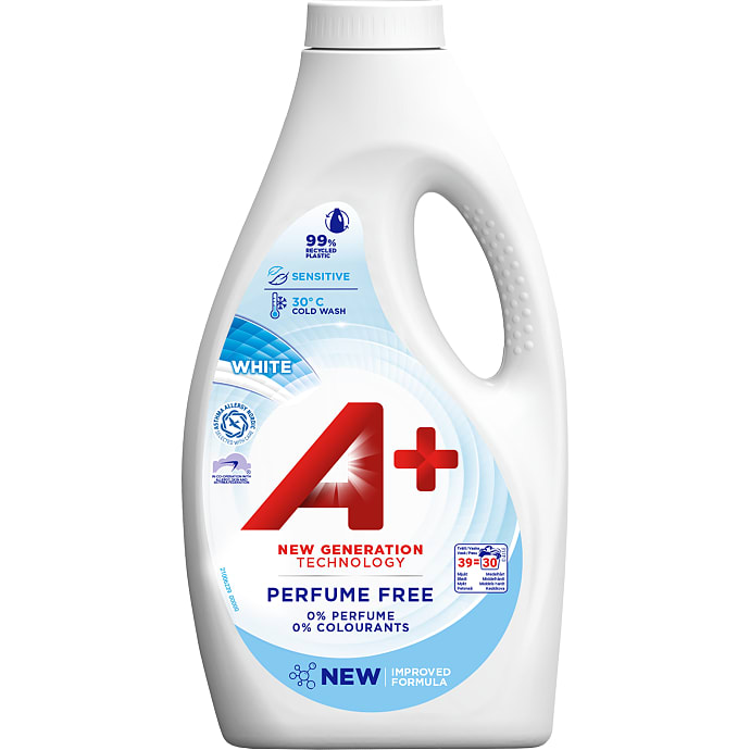 A+ Flydende vaskemiddel hvid vask sensitiv