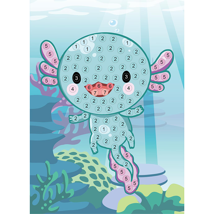 1Conzept Diamond Art Axolotl