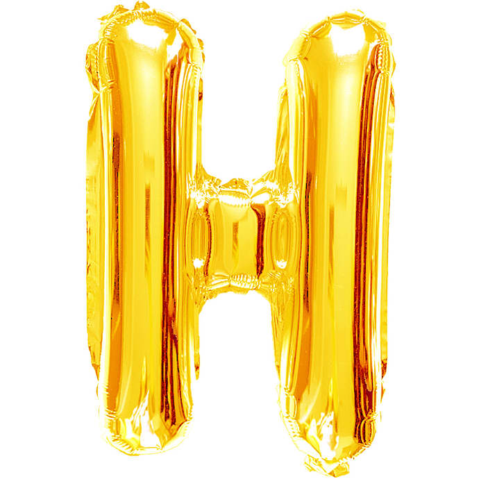 Salling Folieballon H 35 cm Guld