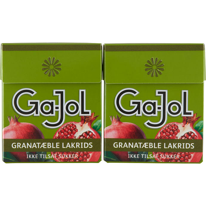 Ga-Jol Lakridspastiller granatæblesmag 46 g