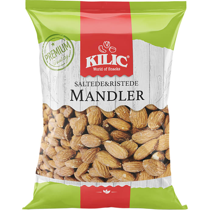 Ristede mandler m. salt