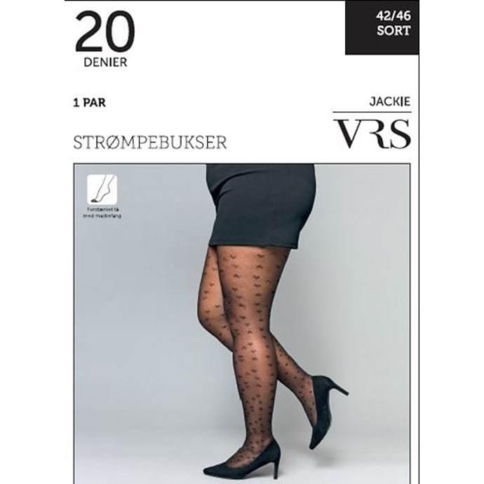 VRS Woman Jackie Strømpebukser str. 54-46 Sort