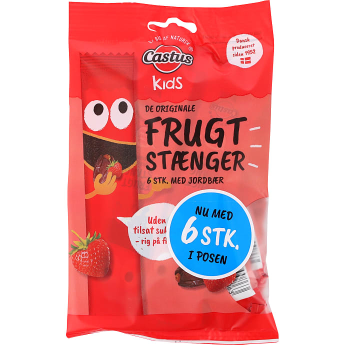 Frugtstænger m. jordbær