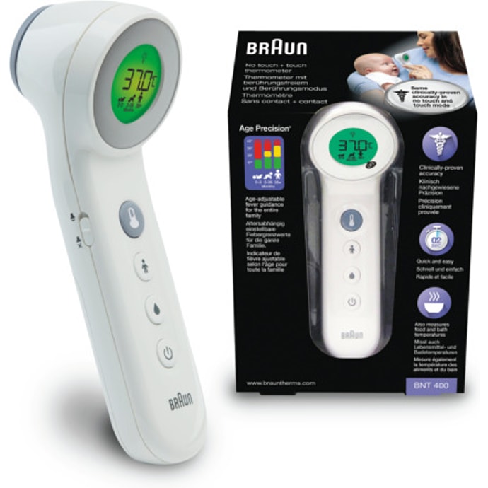Braun BNT400 Touch + touch-termometer