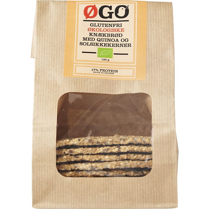 ØGO Kerneknækbrød Havre Glutenfri Øko