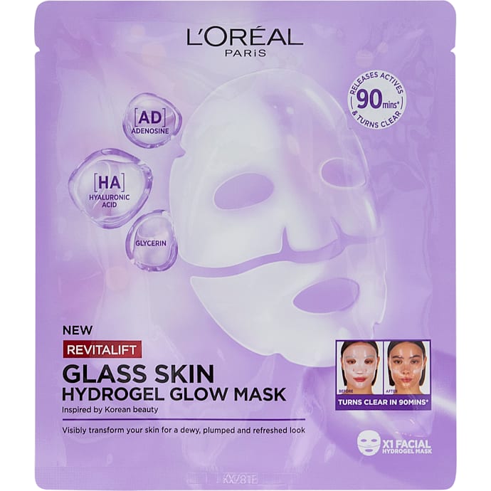 L'Oréal Paris Glass Skin Hydrogel Glow Ansigtsmaske