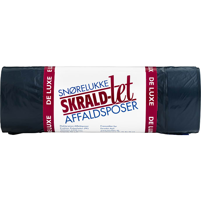 Skrald-Let Affaldsposer m. snørreluk 20 L 20 stk