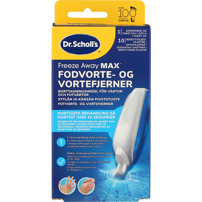 Fodvorte- og vortefjerner