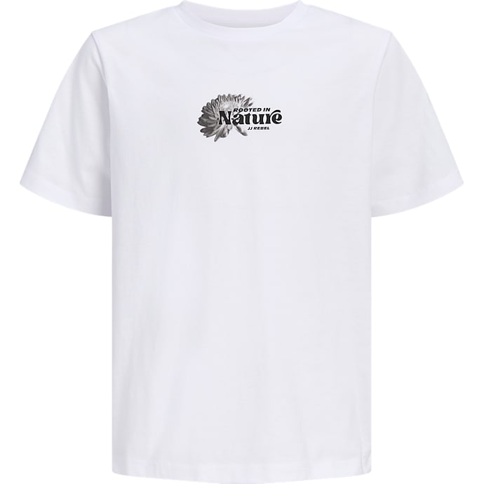 JJREBEL teen T-shirt str. 176 - hvid – produktbillede