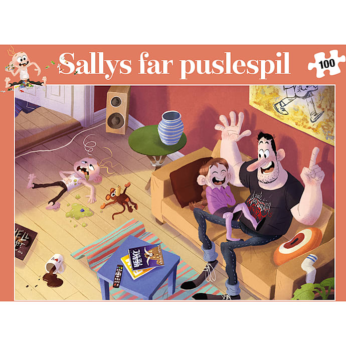 Sallys far Puslespil 100 brikker