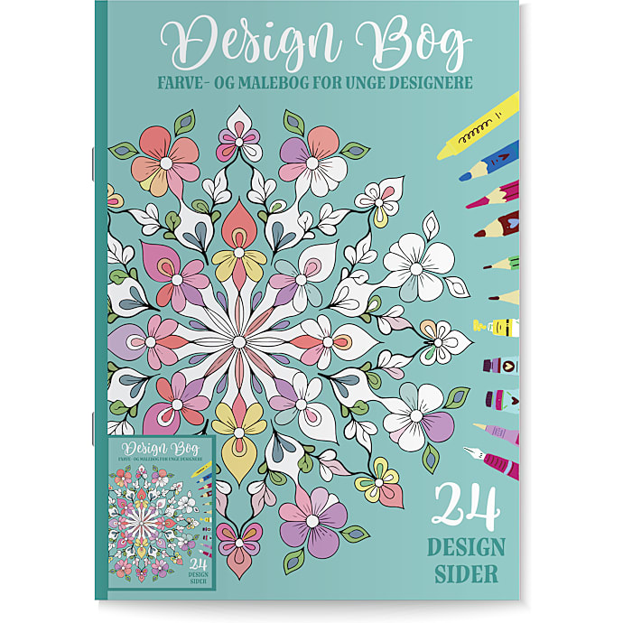Design malebog - natur