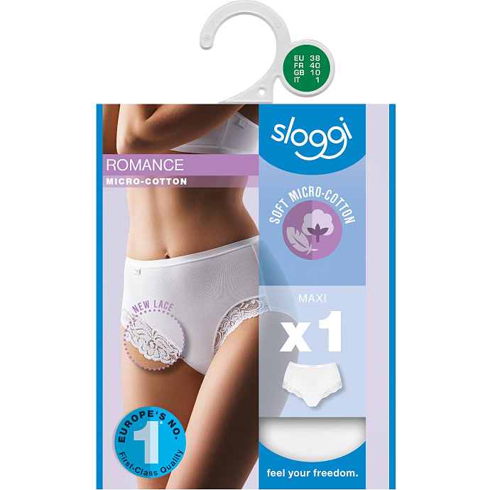 Sloggi dame maxi trusse romance str. 48