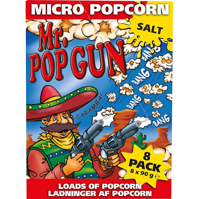 Popcorn m. salt til mikrobølgeovn