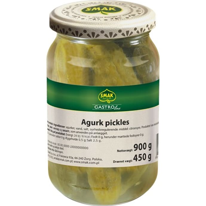 Smak Syltede agurker