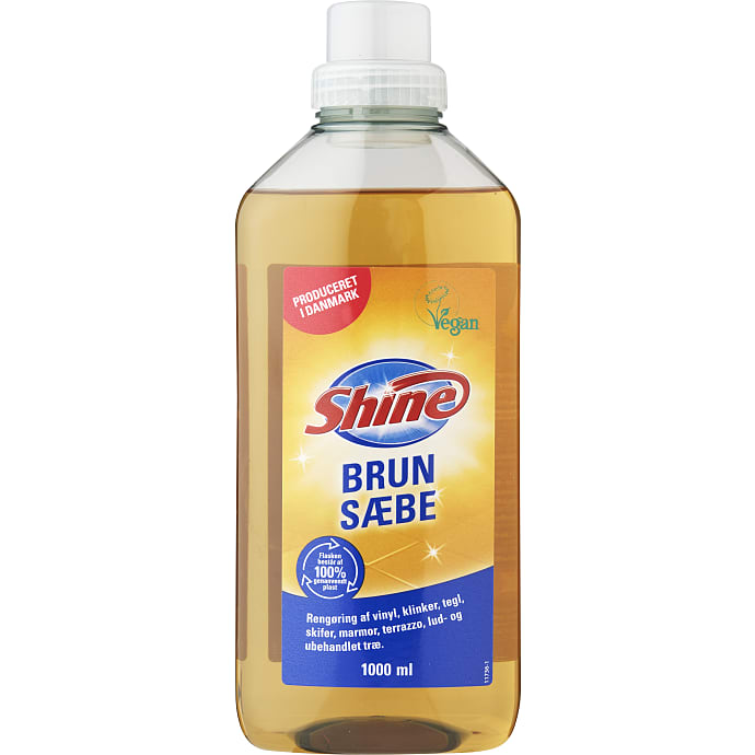 Shine brun sæbe 1 L