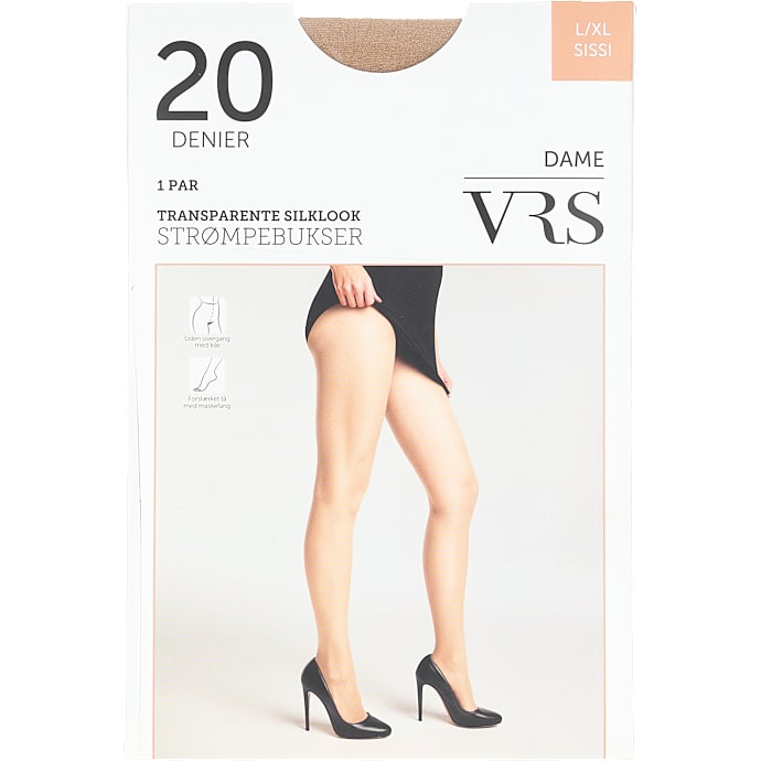 VRS strømpebuks silk look str. L/XL - sissi