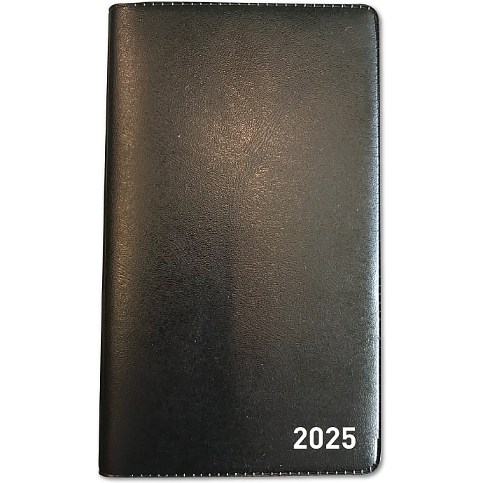 Mini kalender 2025 - sort