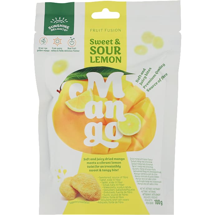 Tørret mango m. citronsmag