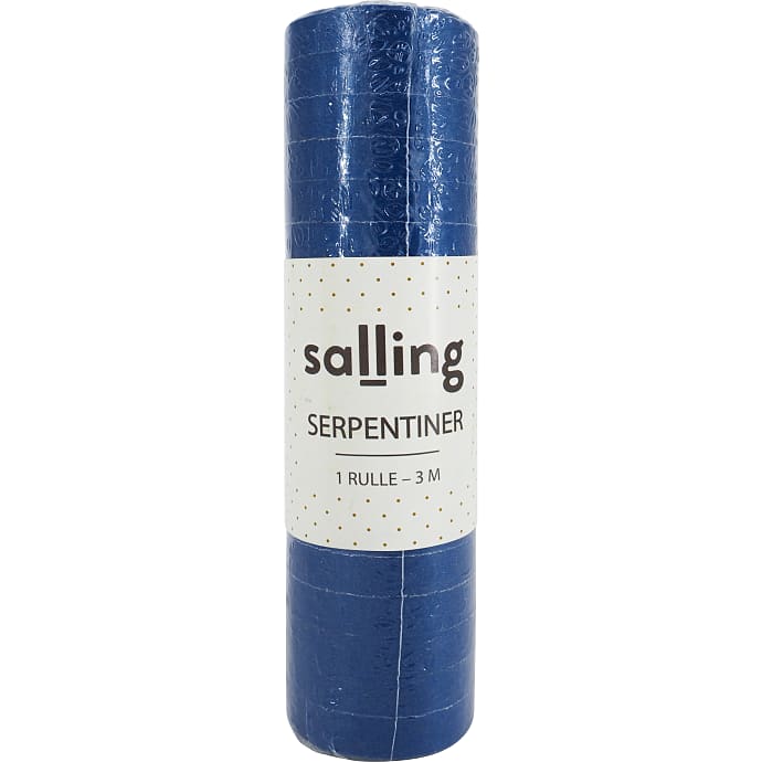 Salling serpentiner L: 3 meter - Blå