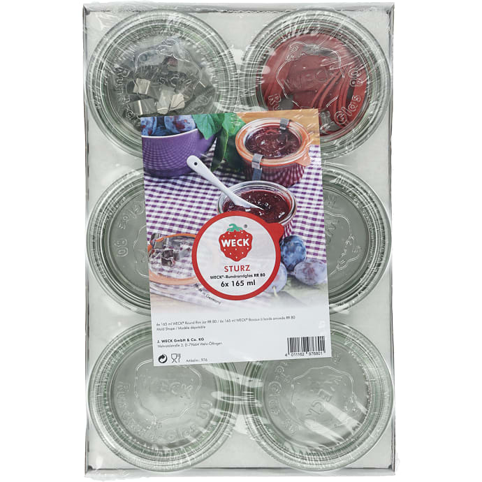 Weck glas 6-pak