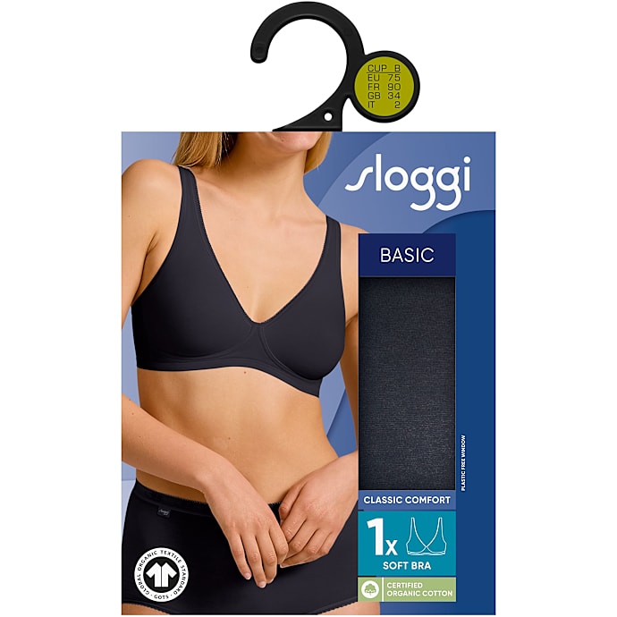Sloggi Dame BH Str. B85 Sort 1 stk