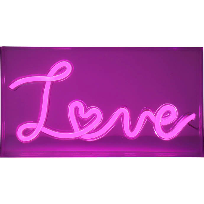 Veli Line Love neonskilt lilla
