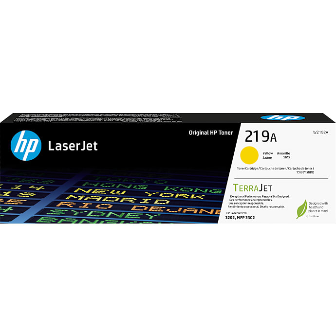 HP 219A LaserJet tonerpatron - gul
