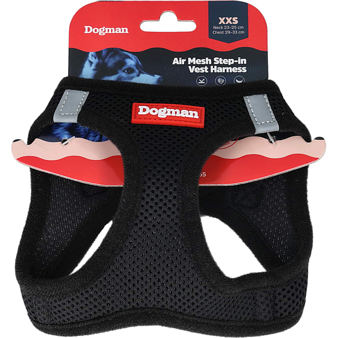 Dogman air mesh hundevest - str. XXS