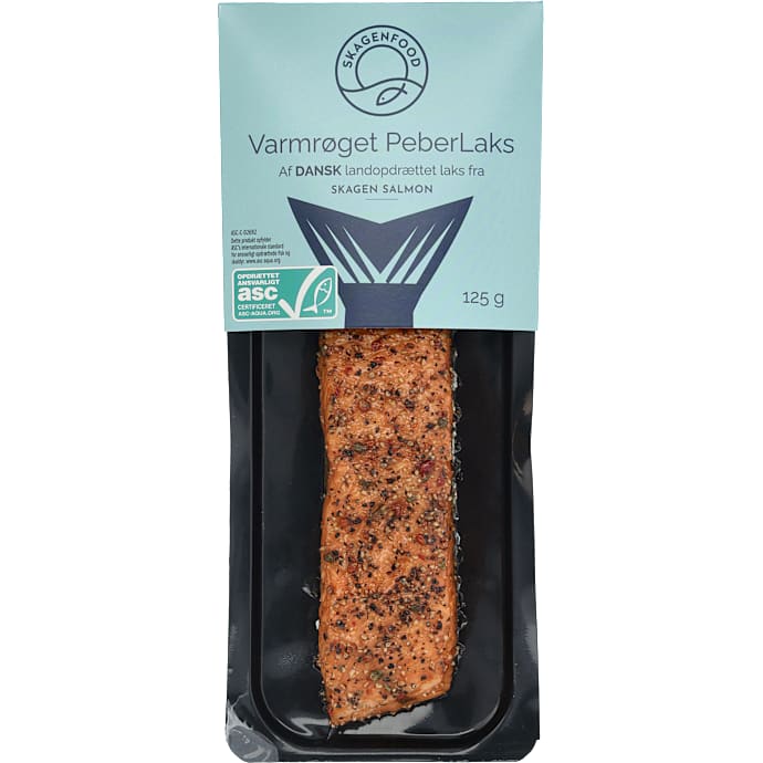 Skagen Food Varmrøget laks med peber